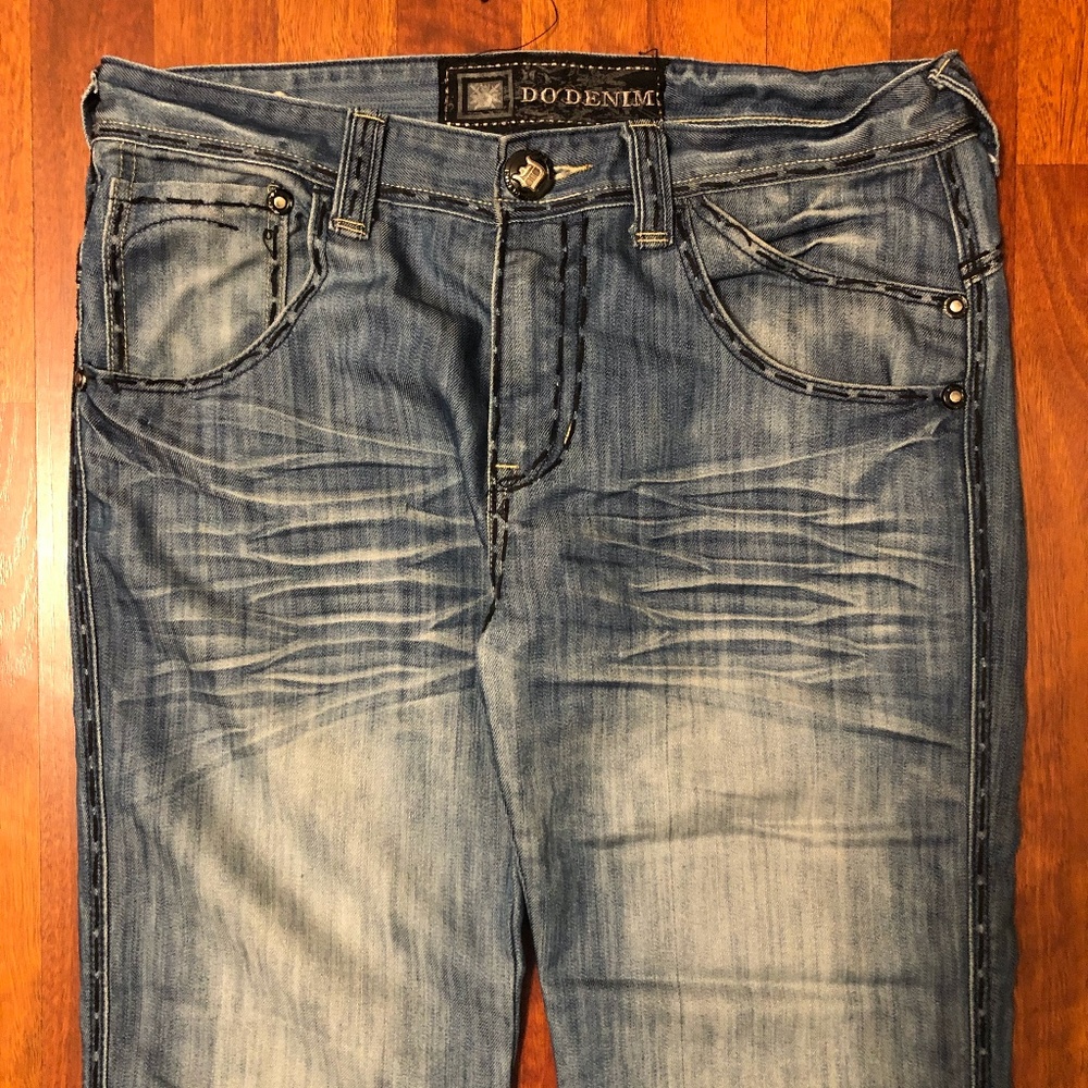 Do Denim Light/Med Wash Blue Denim, Sz 33
